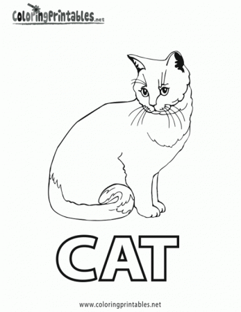 Cat Coloring Pages Printable Cat Coloring Pages For Kids Free 