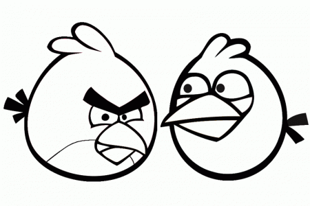 Angry Birds coloring pages overview with all the sheets of these 