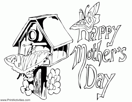 Mother S Day Coloring Pages - Free Printable Coloring Pages | Free 