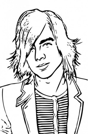 Jonas Brothers Coloring Pages Camp Rock Coloring Pages Printable 