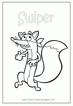 Dora Characters — Dora Coloring Pages