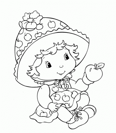 Strawberry Shortcake Coloring Pages For Kids - HD Printable 