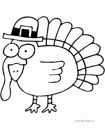Free Preschool Thanksgiving coloring pages to print 005Preschool 