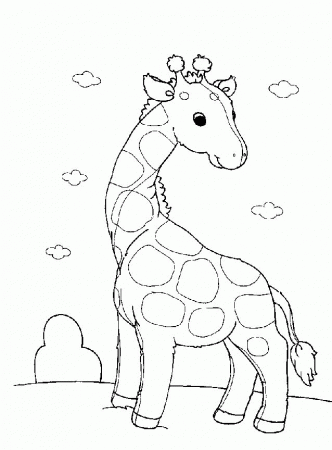 Giraffe - 999 Coloring Pages | Coloring pages