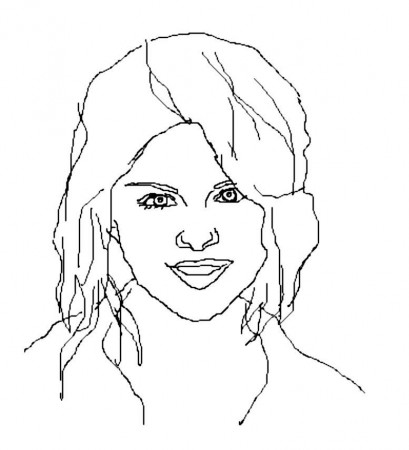 How To Draw Selena Gomez Step By Step Stars People Free Online 