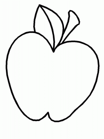 as in apple Colouring Pages