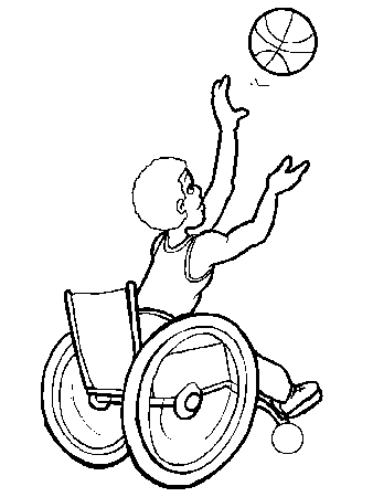 Printable Disabilities 10 People Coloring Pages - Coloringpagebook.com