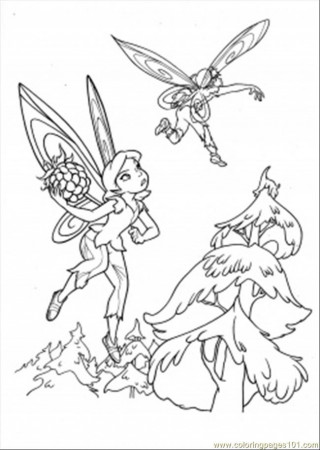 Coloring Pages Disney Fairies | Pictxeer