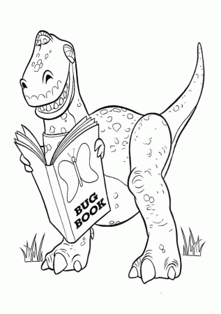Toy Story Coloring Pages for kids to Print – Rex | coloring pages