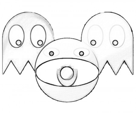 pac man coloring pages free | The Coloring Pages