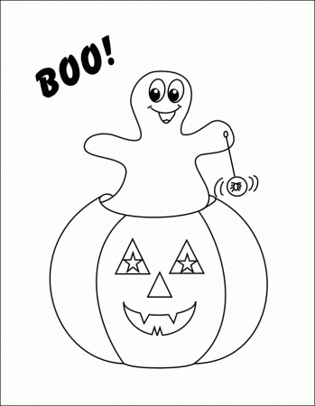 Ghost Coloring Pages | ColoringMates.