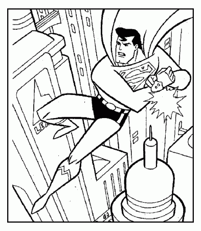 Superman | Free Printable Coloring Pages – Coloringpagesfun.com 