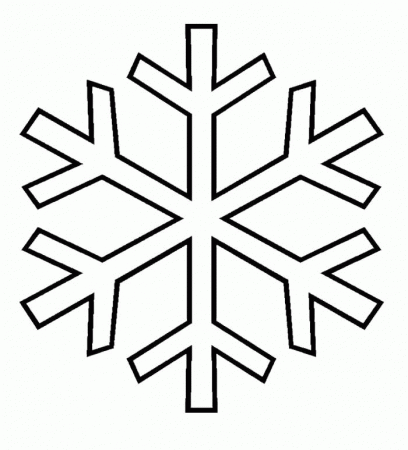 Photos Snowflake In The Winter Coloring Page - Snowflake Coloring 