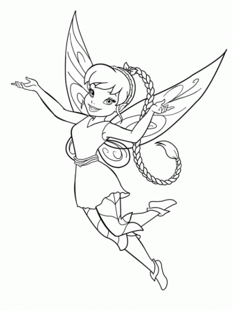 Tinkerbell And The Great Fairy Rescue Coloring Pages Coloring 