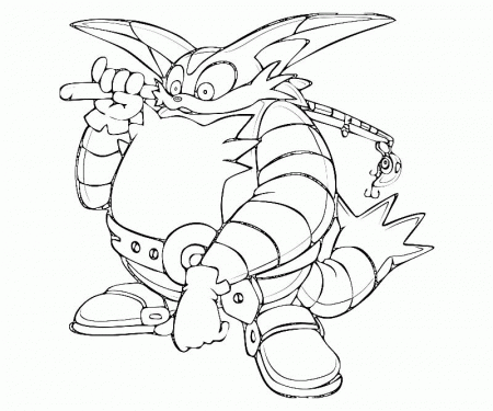 Sonic The Big Cat Coloring Pages | Coloring Pages