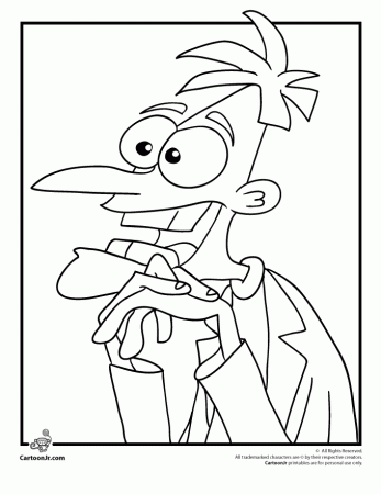 Phineas and ferb coloring Pictures - Coloring Pages