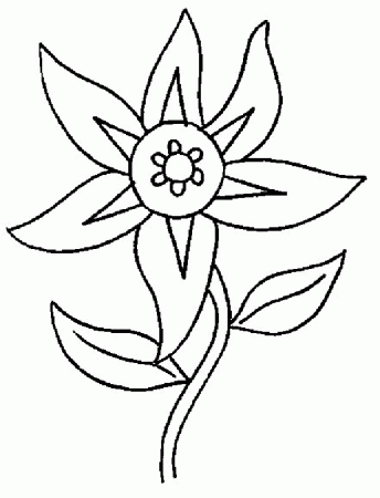 Flower Coloring Pages Printable | Free coloring pages