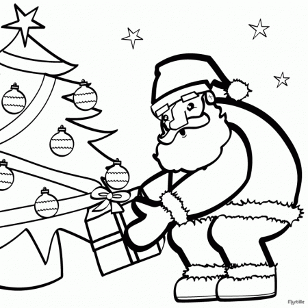 Santa Coloring Pages 2014- Z31 Coloring Page