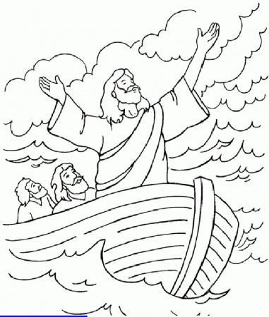 jesus calms the sea | Sunday School ideas