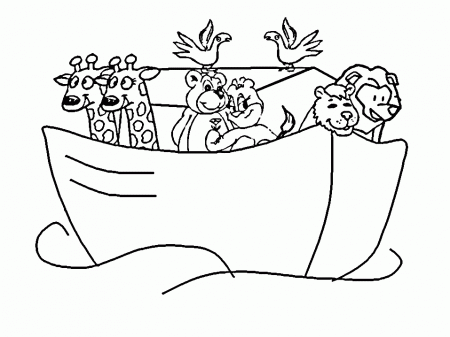 Noah's Ark Coloring page | Christian patterns