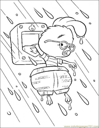 Coloring Pages 001 Chicken Little 34 (Cartoons > Chicken Little 