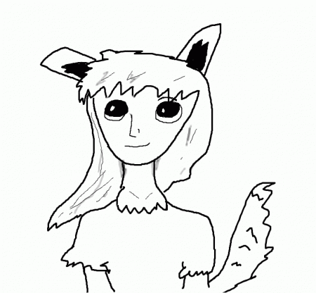 Wolf Anime Girl - Slimber.com: Drawing and Painting Online