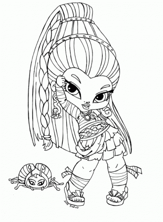 Monster High And Pets Coloring Pages - Monster High Cartoon 