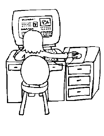 Computer Coloring Pages - Coloringpages1001.