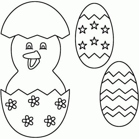 Easter Chick Coloring Pages