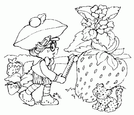 Coloring Pages Of Strawberry Shortcake | download free printable 