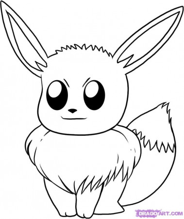 How to Draw Eevee, Step by Step, Pokemon Characters, Anime, Draw 