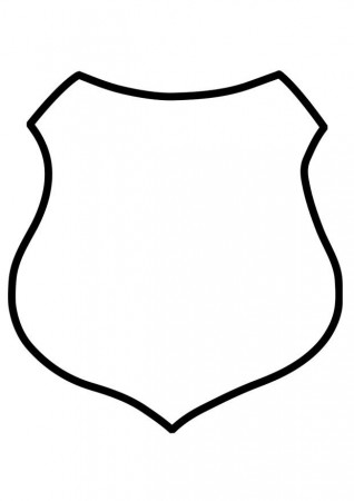Coloring page shield - img 20657.