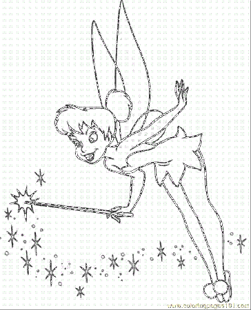 Coloring Pages Tinkerbell 6 (Cartoons > Tinkerbell) - free 