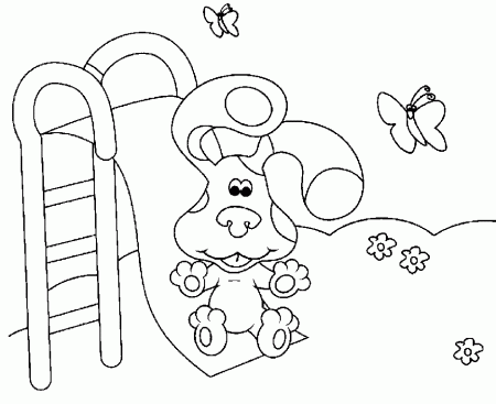 Blues Clues Birthday Coloring Pages