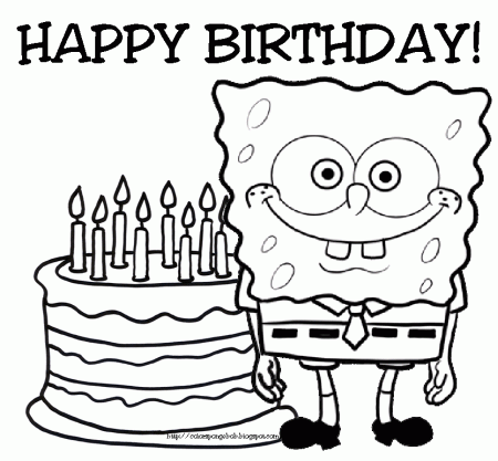 Search Results » Coloring Pages For Birthday