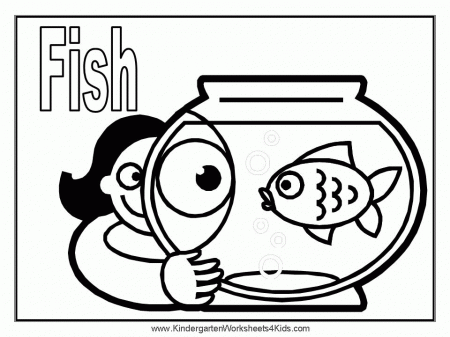 girl Fish Coloring Pages Of Sea Animals - smilecoloring.com