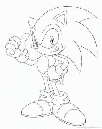 Sonic the Hedgehog Coloring Pages 20 | Free Printable Coloring 