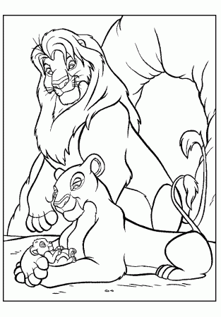 coloring > coloring pages for kids > LION KING COLORING PAGES ,49 