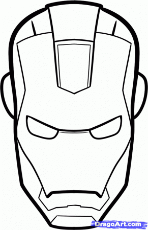 How to Draw Iron Man Easy, Step by Step, Marvel Characters, Draw 