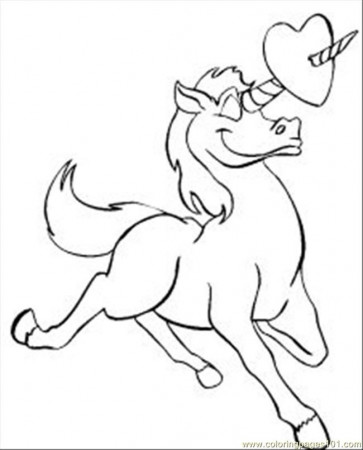 Coloring Pages Unicorn 41 Med (Cartoons > Unicorn) - free 