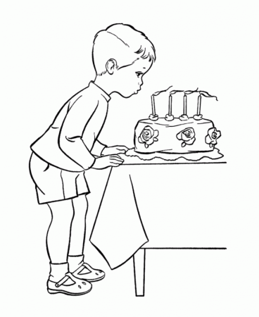 Birthday Coloring Page Sheets | BlueBonkers - Birthday Party 