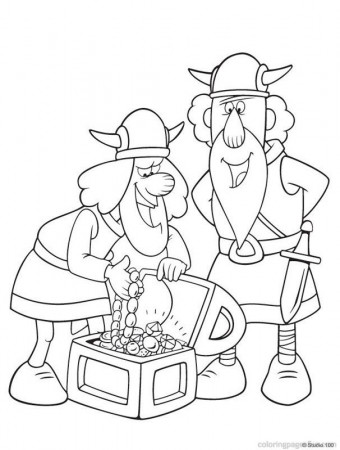 Wicky the Viking Coloring Pages 33 | Free Printable Coloring Pages 