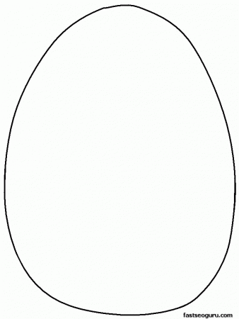 easter egg to decorate coloring pages printable