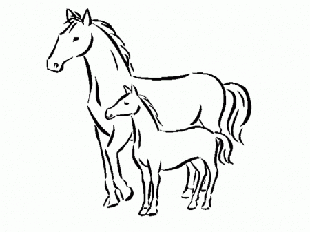 Horse Coloring Pictures | Horse Printable Coloring Pages
