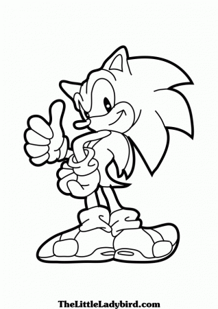 Best Printable Sonic Coloring Pages ColoringWallpaper 10539 Sonic 