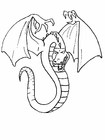Dragon Coloring Pages Samples