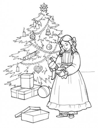 Clara Nutcracker Coloring Page | 10. Nutcracker Christmas tree | Pint…
