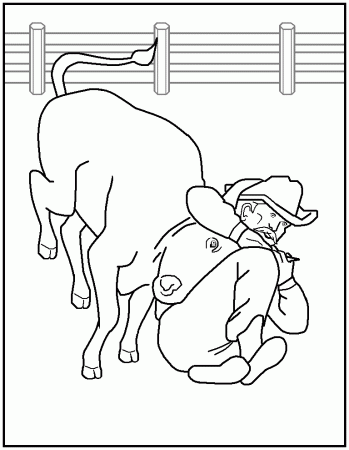 Rodeo Colouring Pages (page 2)