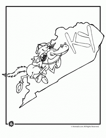 Race Horse Coloring Pages » Fk coloring pages