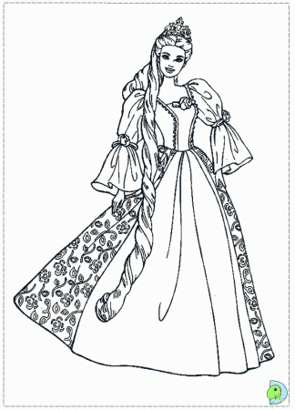 Barbie as the Princess and the Pauper coloring pages